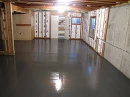 concrete floor paint basement flooring