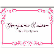 Best Template For Place Cards Products On Wanelo