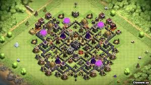 New th9 war base townhall 9 war base clash of clans layout created the best town hall 9 attack strategies in clash of clans are revealed! Town Hall 9 Best Th9 Trophy Loot Base Design With Link 7 2019 Farming Base Clash Of Clans Clasher Us