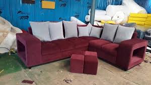 Red Plain Sweat Sofa Clothes For Home