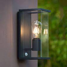 lucide claire half lantern outdoor wall