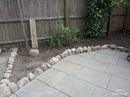 Completed Flagstone Patio How To Edge