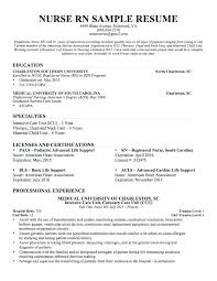 Resume Example For Nurses Baxrayder