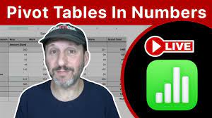 working with pivot tables in numbers