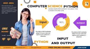 input and output in python cbse