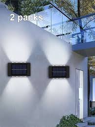Solar Powered Dual Head Wall Light