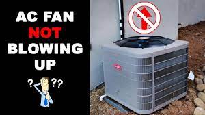 outside air conditioner fan spinning