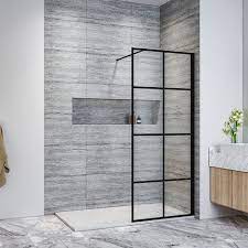 elegant walk in shower door wet room
