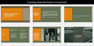 a powerpoint presentation step