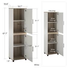 welland 2 door kitchen pantry cabinet