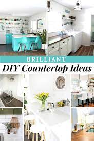 13 brilliant diy countertop ideas with