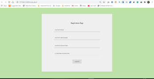 registration form with html and css 1