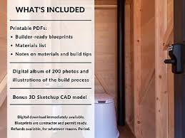 Modern Outhouse Plans Shed Blueprints