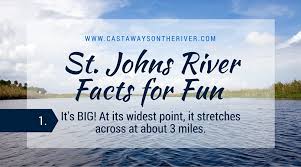 st johns river facts for fun
