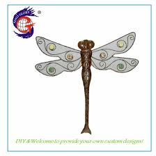 china colorful large metal dragonfly