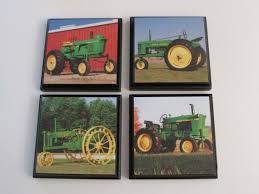 Farm Tractor Room Wall Plaques Set Of 4