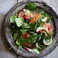 Best Salad With Smoked Salmon gambar png