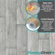 vinyl flooring grey wood plank effect
