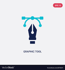 Two Color Graphic Tool Icon From Creative Pocess