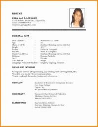 Marriage Resume Format Word File Beautiful Biodata Doc In On Awesome