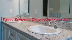 By adding something more custom, your bathroom can feel completely different. 5 Steps To Remove A Drop In Bathroom Sink