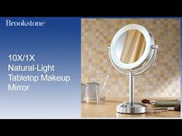 natural light tabletop makeup mirror