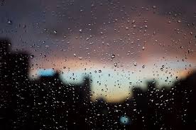 Royalty-Free photo: Raindrops, sunset, window, depression, out the window,  red | PickPik