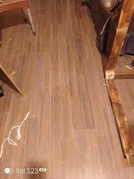 used wood floor other household items