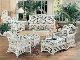 victorian natural wicker furniture set