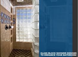 Glass Block Shower Designs To Enhance