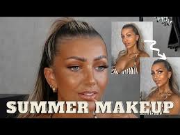 glowy summer holiday makeup tutorial