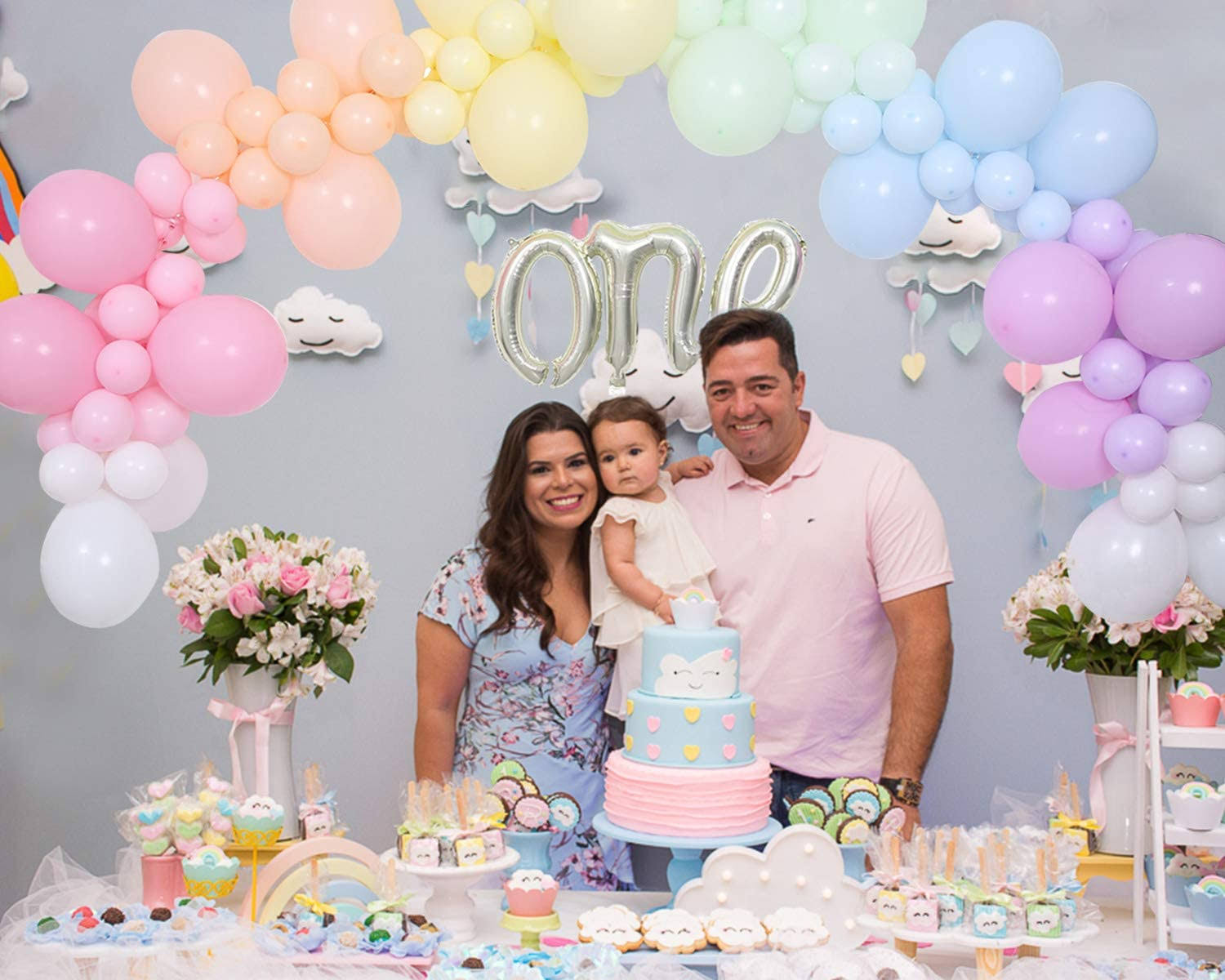 One Number & Pastel Balloons I Noida I Greater Noida product image