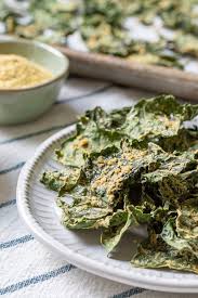 cheesy oil free kale chips my quiet