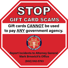 We offer gift cards for brands in your country! Ag Brnovich Arizona Food Marketing Alliance Launch Program To Stop Gift Card Scams Arizona Attorney General
