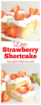 easy homemade strawberry shortcake