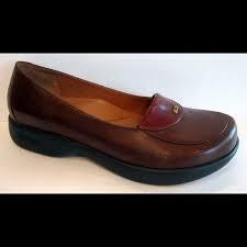 Dansko Desiree Brown Leather Loafer Size 40 Sizing Based