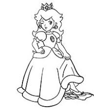 Download and print these printable princess peach coloring pages for free. Mario Princess Coloring Pages Coloring And Drawing