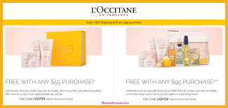 l occitane free bonus gifts with