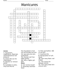 manicures crossword wordmint