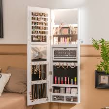 Wall Mounted Jewelry Cabinet With Full