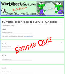 multiplication facts 1 12 worksheets