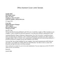 Office Job Cover Letter Under Fontanacountryinn Com