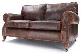 Hepburn Vintage Leather 3 Seater Sofa