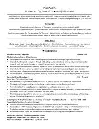 Internship resume examples—template & 25+ writing tips. Marketing Intern Resume Sample Template