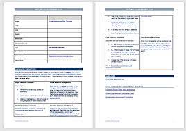 project management plan template free