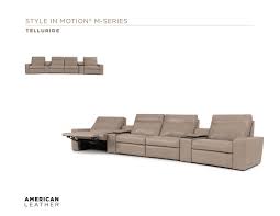 american leather telluride motion sofa