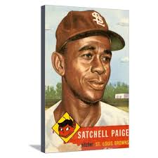 Showing 1 to 23 of 23 products. Topps Satchell Paige Baseball Card 1953 Archives Center Nmah Stretched Canvas Print Wall Art Walmart Com Walmart Com