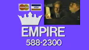 empire late 70s early 80s commercials