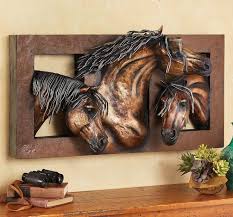 Sweet Freedom 3 D Horse Wall Sculpture