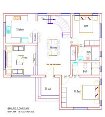 Colonial Style 4 Bedroom Home Plan In